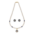J Pearls Eeshika 1 Line Pearl Sets - Real Pearl Jewelry - Distacart