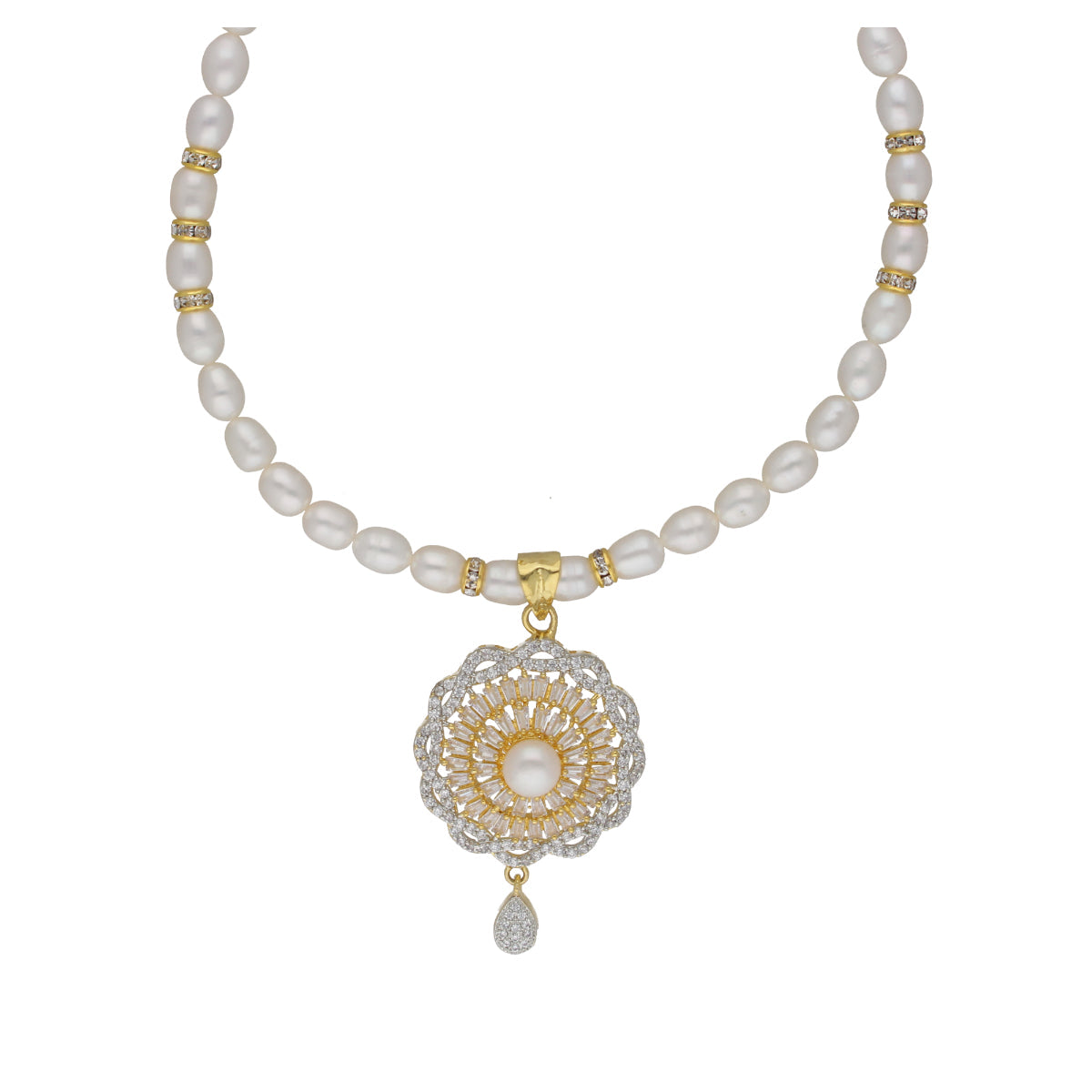 J Pearls Gianna 1 Line Pearl Sets - Real Pearl Jewelry - Distacart