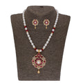 J Pearls Krishna 1 Line Pearl Sets - Real Pearl Jewelry - Distacart