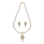 J Pearls Jhanvi 1 Line Pearl Sets - Real Pearl Jewelry - Distacart