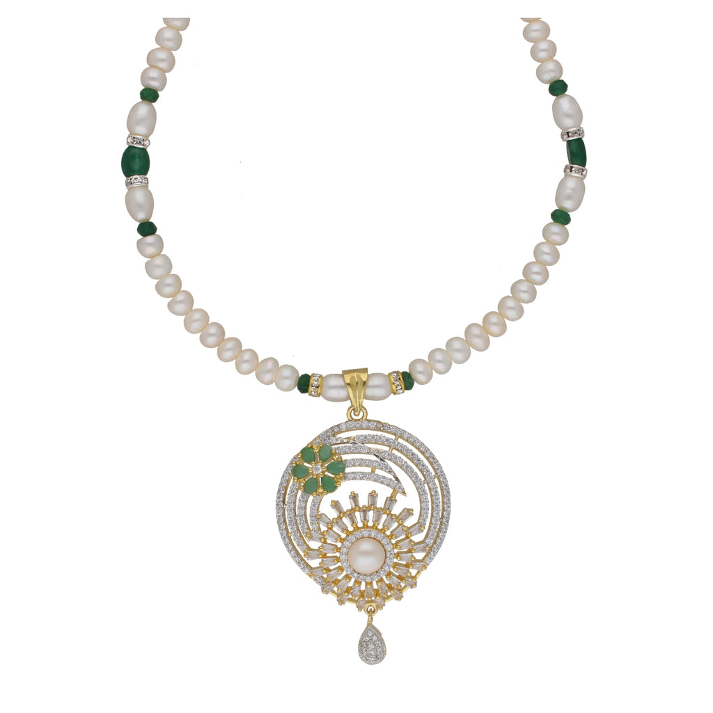 J Pearls Naira 1 Line Pearl Sets - Real Pearl Jewelry - Distacart