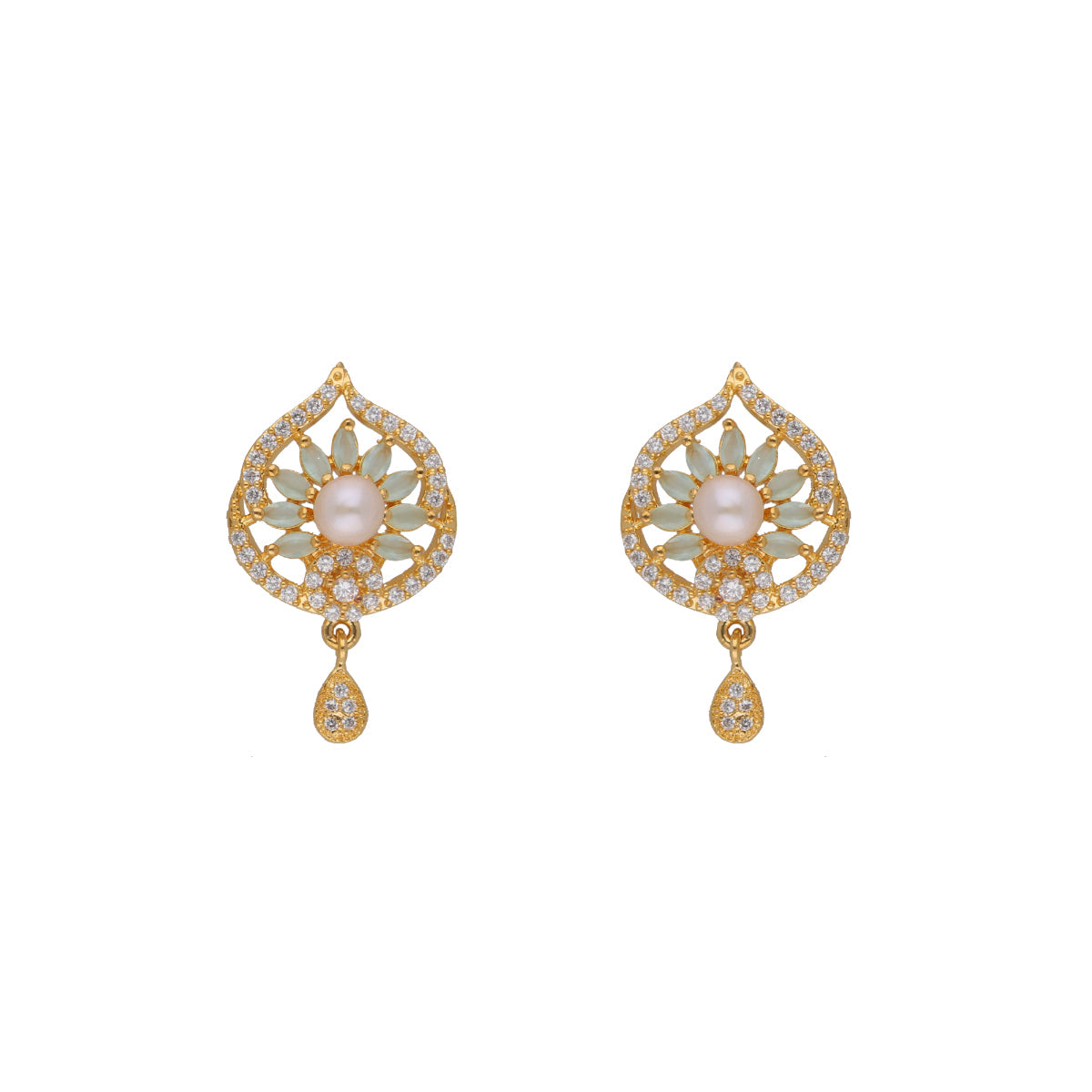 J Pearls Fatehjit 1 Line Pearl Sets - Real Pearl Jewelry - Distacart