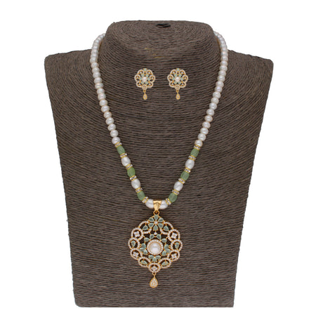 J Pearls Bahgvanti 1 Line Pearl Sets - Real Pearl Jewelry