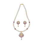 J Pearls Fatehjit 1 Line Pearl Sets - Real Pearl Jewelry - Distacart