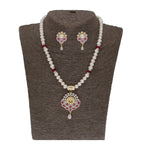 J Pearls Fatehjit 1 Line Pearl Sets - Real Pearl Jewelry - Distacart