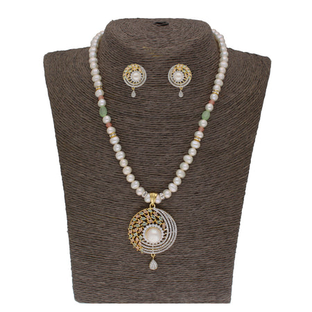 J Pearls Baani 1 Line Pearl Sets - Real Pearl Jewelry