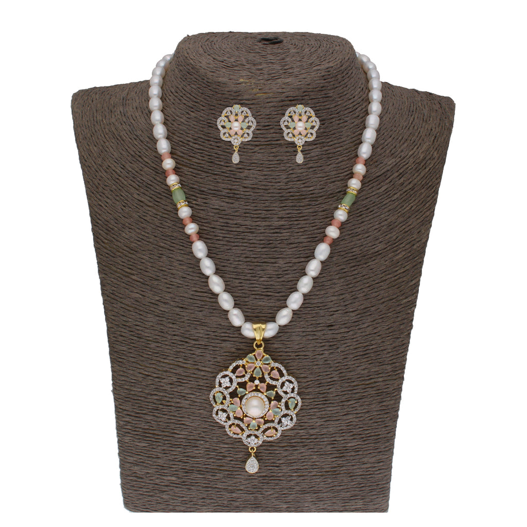 J Pearls Cherry 1 Line Pearl Sets - Real Pearl Jewelry - Distacart