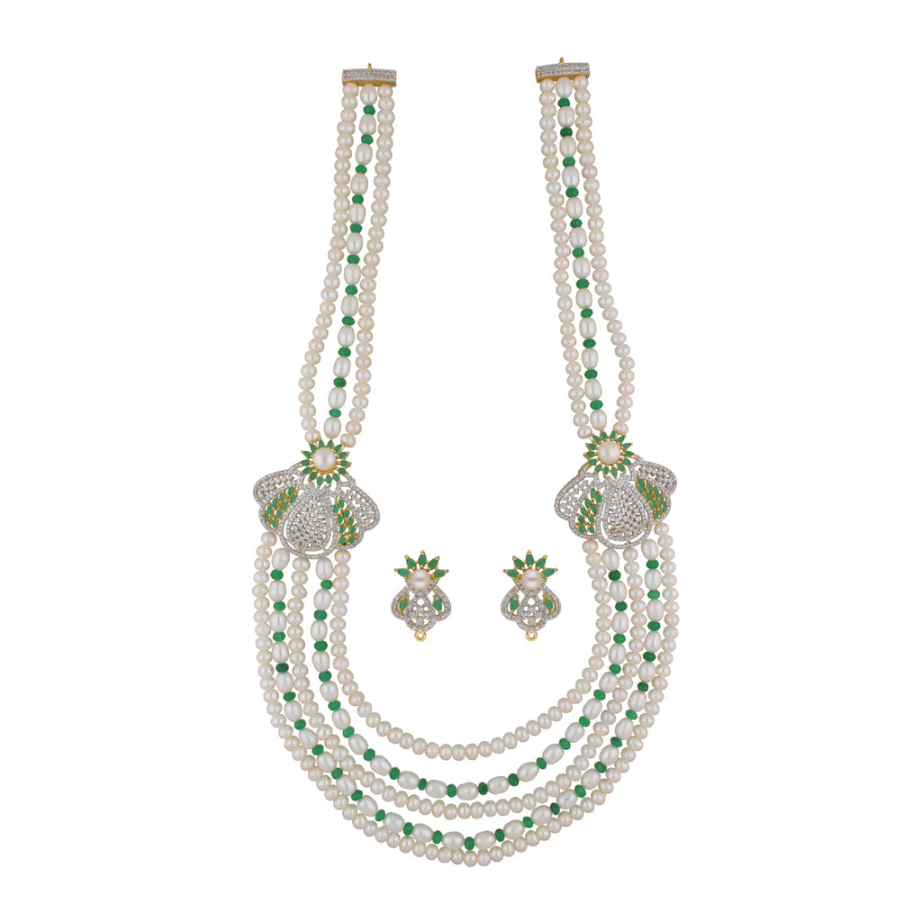 J Pearls Baldar 5 Lines Pearl Set