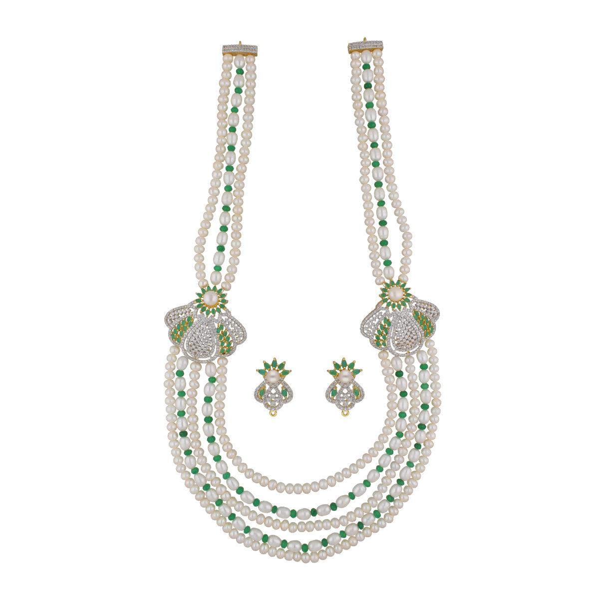 J Pearls Baldar 5 Lines Pearl Set