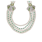 J Pearls Baldar 5 Lines Pearl Sets - Real Pearl Jewelry - Distacart