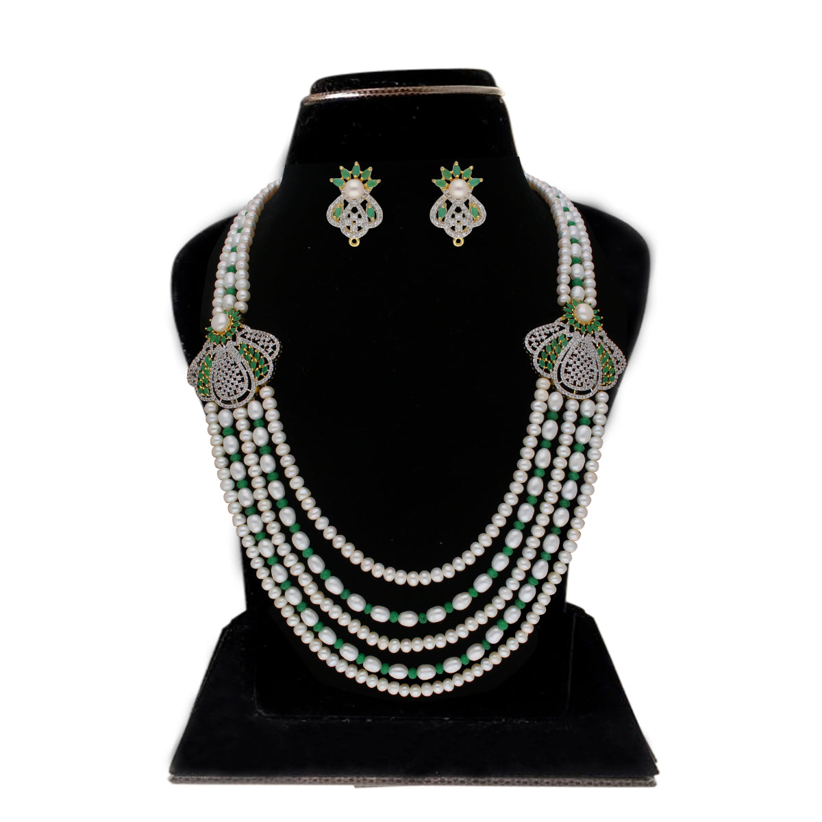 J Pearls Baldar 5 Lines Pearl Set