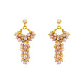 J Pearls Stunning Pink Balis - Real Pearl Jewelry - Distacart