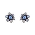 J Pearls Grey Pearl Earrings - Real Pearl Jewelry - Distacart