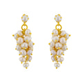 J Pearls Grape Gucha Hangings - Real Pearl Jewelry - Distacart