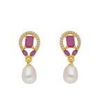 J Pearls Yami Pearl Earrings - Real Pearl Jewelry - Distacart