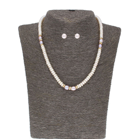 J Pearls Camundi 1 Line Pearl Set - Real Pearl Jewelry