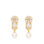 J Pearls Babita Pearl Earrings - Real Pearl Jewelry - Distacart