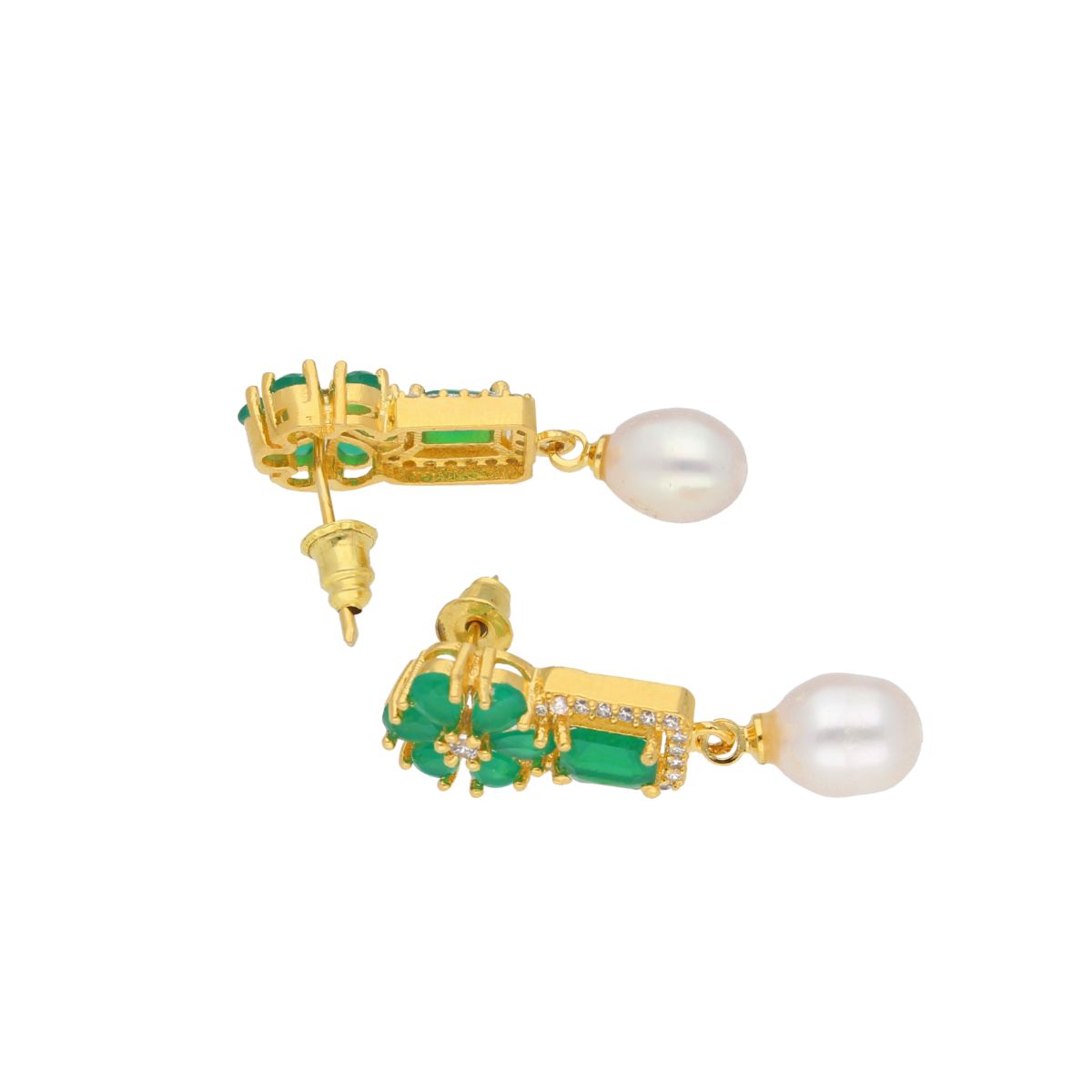 J Pearls Baani Pearl Earrings - Real Pearl Jewelry - Distacart