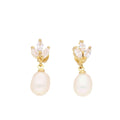 J Pearls Baasima Pearl Earrings - Real Pearl Jewelry - Distacart