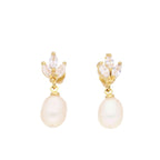 J Pearls Baasima Pearl Earrings - Real Pearl Jewelry - Distacart