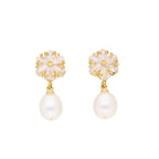 J Pearls Anahita Pearl Earrings - Real Pearl Jewelry - Distacart
