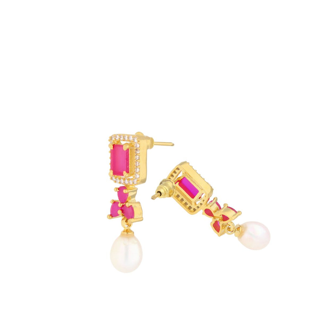 J Pearls Siddhi Pearl Earrings - Real Pearl Jewelry - Distacart
