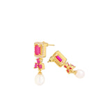 J Pearls Siddhi Pearl Earrings - Real Pearl Jewelry - Distacart
