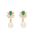 J Pearls Kitti Pearl Earrings - Real Pearl Jewelry - Distacart