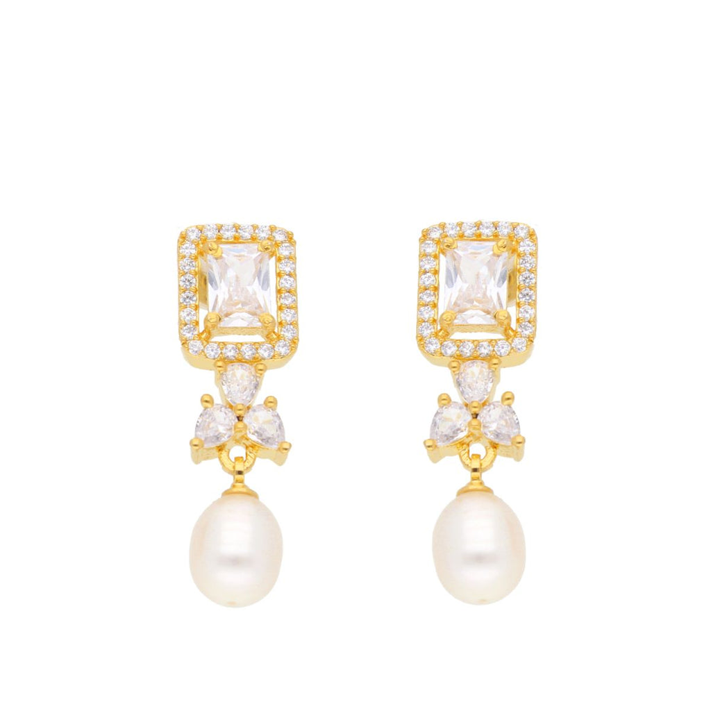 J Pearls Hiya Pearl Earrings - Real Pearl Jewelry - Distacart