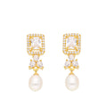 J Pearls Hiya Pearl Earrings - Real Pearl Jewelry - Distacart
