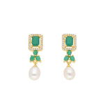 J Pearls Jaanvi Pearl Earrings - Real Pearl Jewelry - Distacart