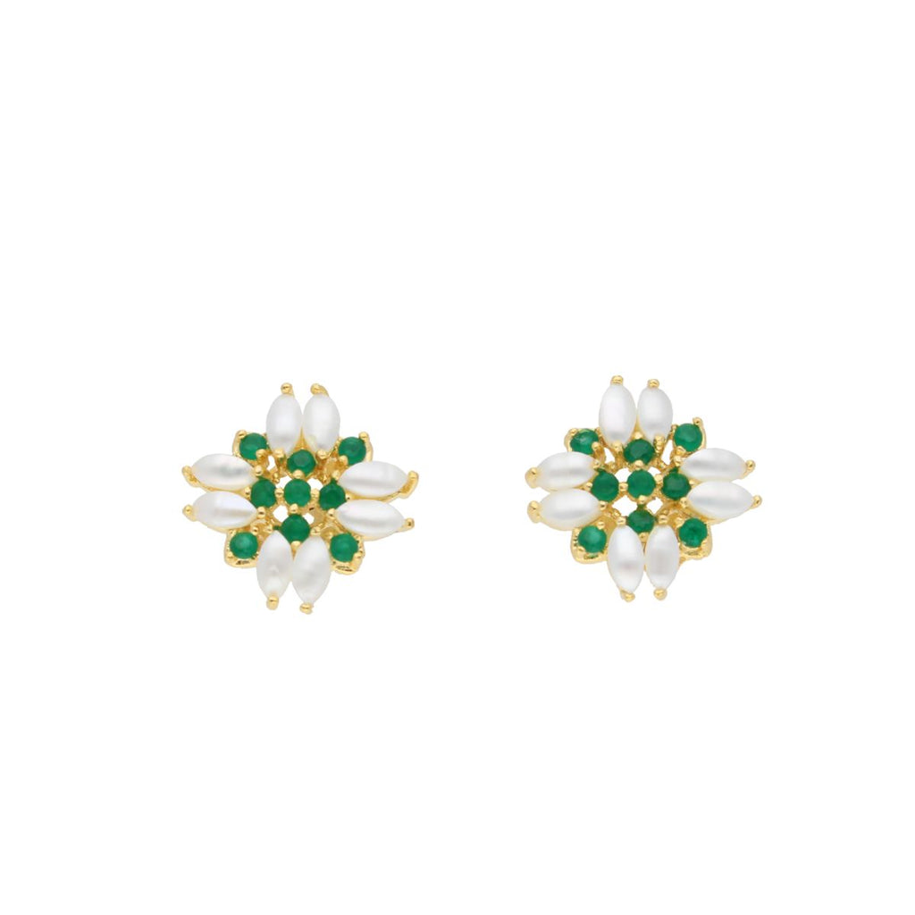 J Pearls Kiara Pearl Earrings - Real Pearl Jewelry - Distacart
