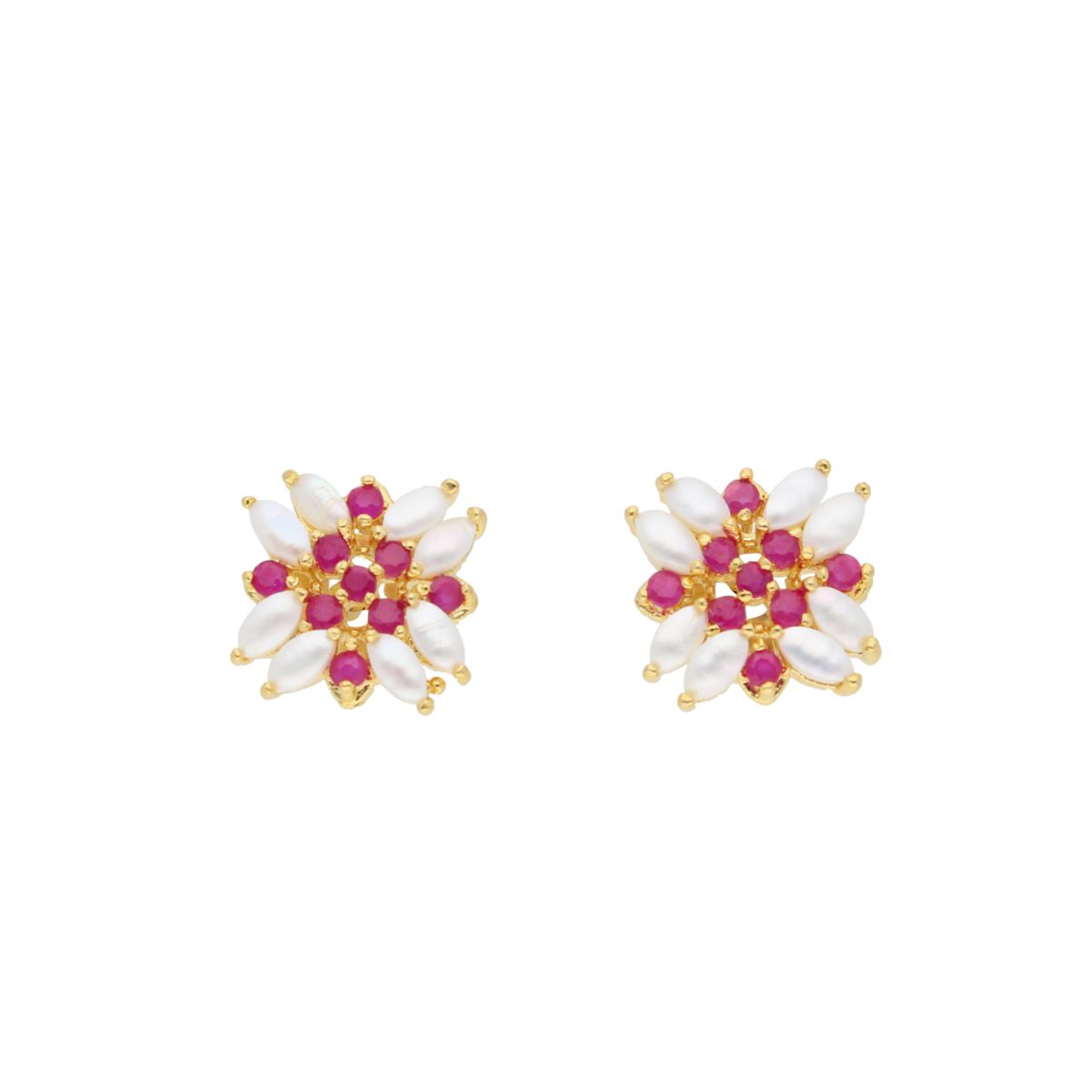 J Pearls Eva Pearl Earrings - Real Pearl Jewelry - Distacart