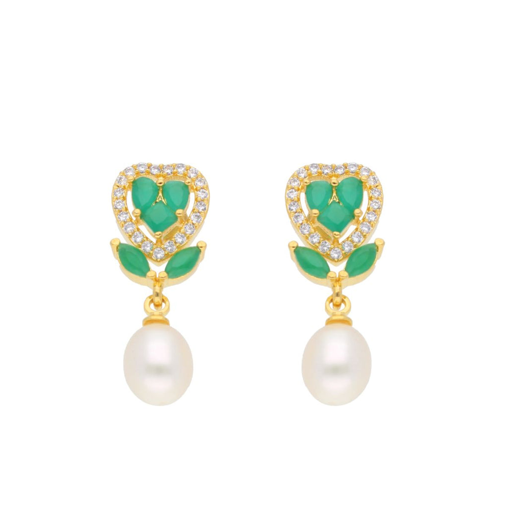 J Pearls Theertha Pearl Earrings - Real Pearl Jewelry - Distacart