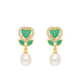J Pearls Theertha Pearl Earrings - Real Pearl Jewelry - Distacart
