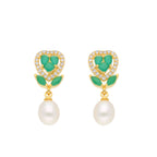 J Pearls Theertha Pearl Earrings - Real Pearl Jewelry - Distacart