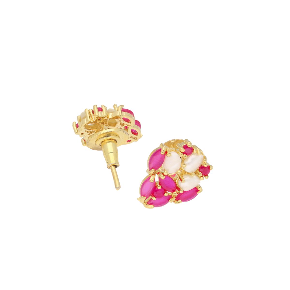 J Pearls Cherry Pearl Earrings - Real Pearl Jewelry - Distacart
