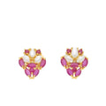 J Pearls Cherry Pearl Earrings - Real Pearl Jewelry - Distacart