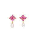 J Pearls Navishka Pearl Earrings - Real Pearl Jewelry - Distacart