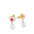 J Pearls Anahita Pearl Earrings - Real Pearl Jewelry - Distacart