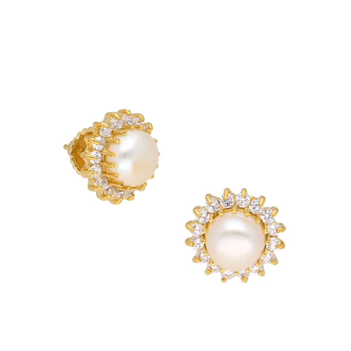 J Pearls Hiya Pearl Earrings - Real Pearl Jewelry - Distacart