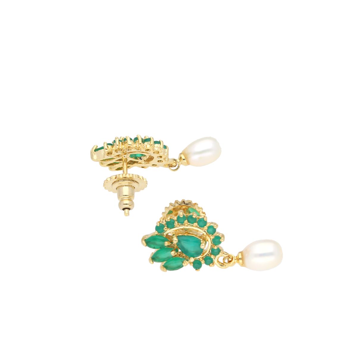 J Pearls Kiara Pearl Earrings - Real Pearl Jewelry - Distacart