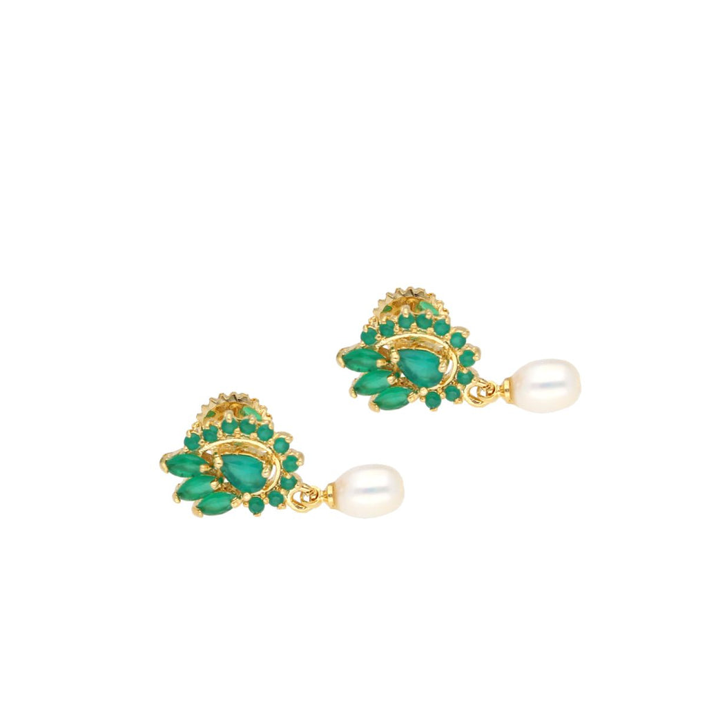 J Pearls Kiara Pearl Earrings - Real Pearl Jewelry - Distacart