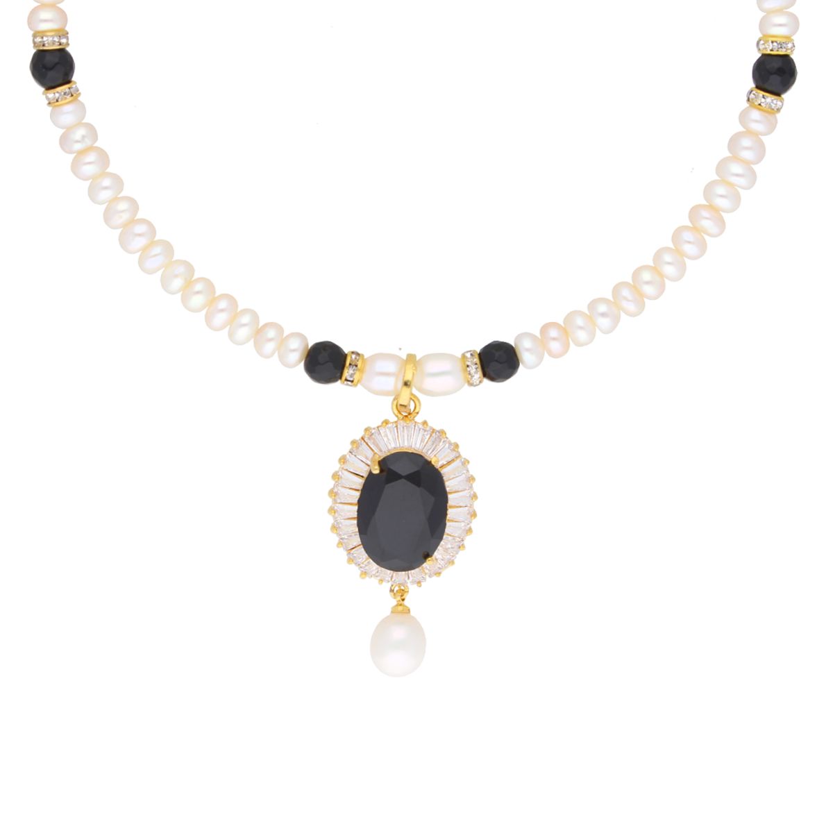 J Pearls Abanti Pearl Set - Real Pearl Jewelry - Distacart