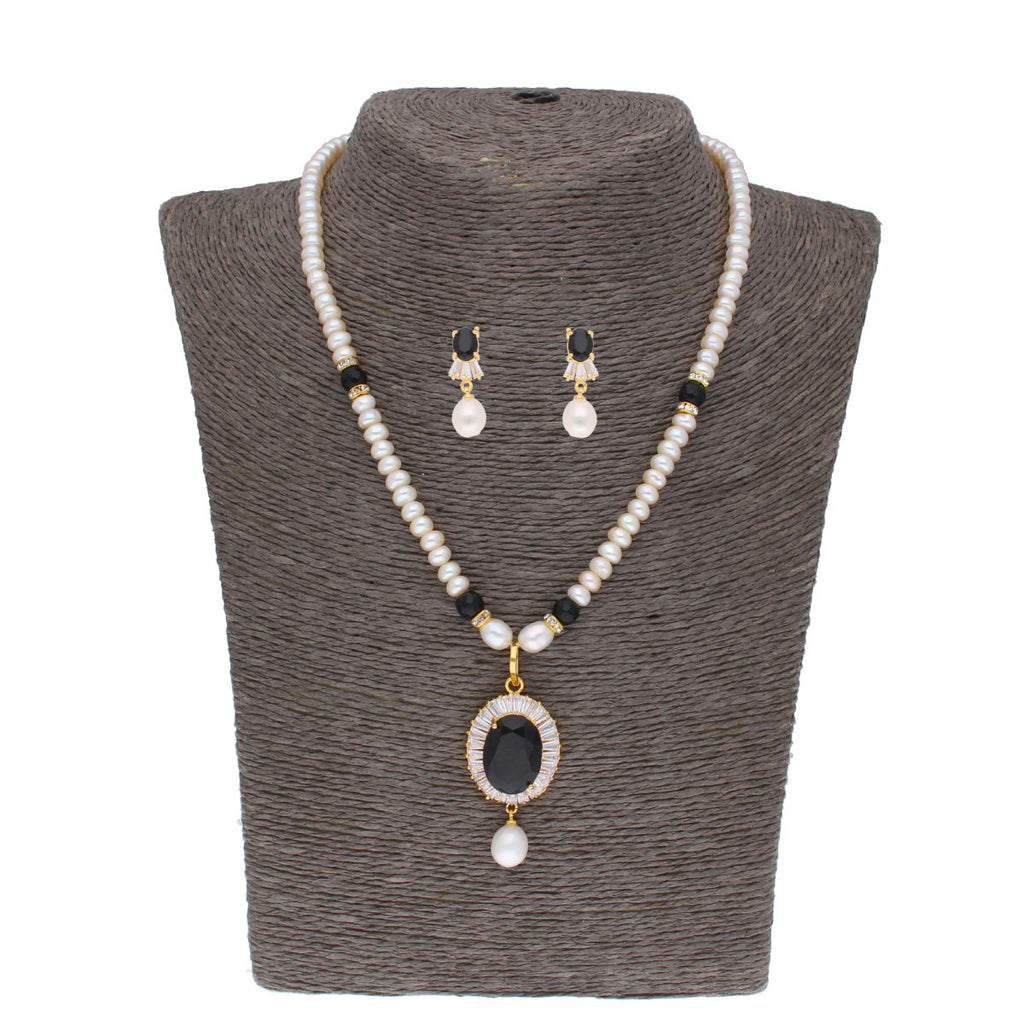 J Pearls Abanti Pearl Set - Real Pearl Jewelry - Distacart
