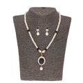 J Pearls Abanti Pearl Set - Real Pearl Jewelry - Distacart