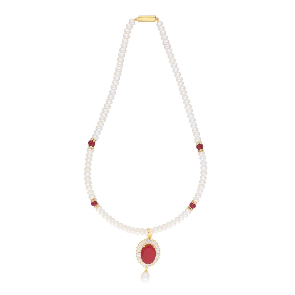 J Pearls Habi Pearl Set - Real Pearl Jewelry - Distacart