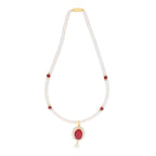 J Pearls Habi Pearl Set - Real Pearl Jewelry - Distacart