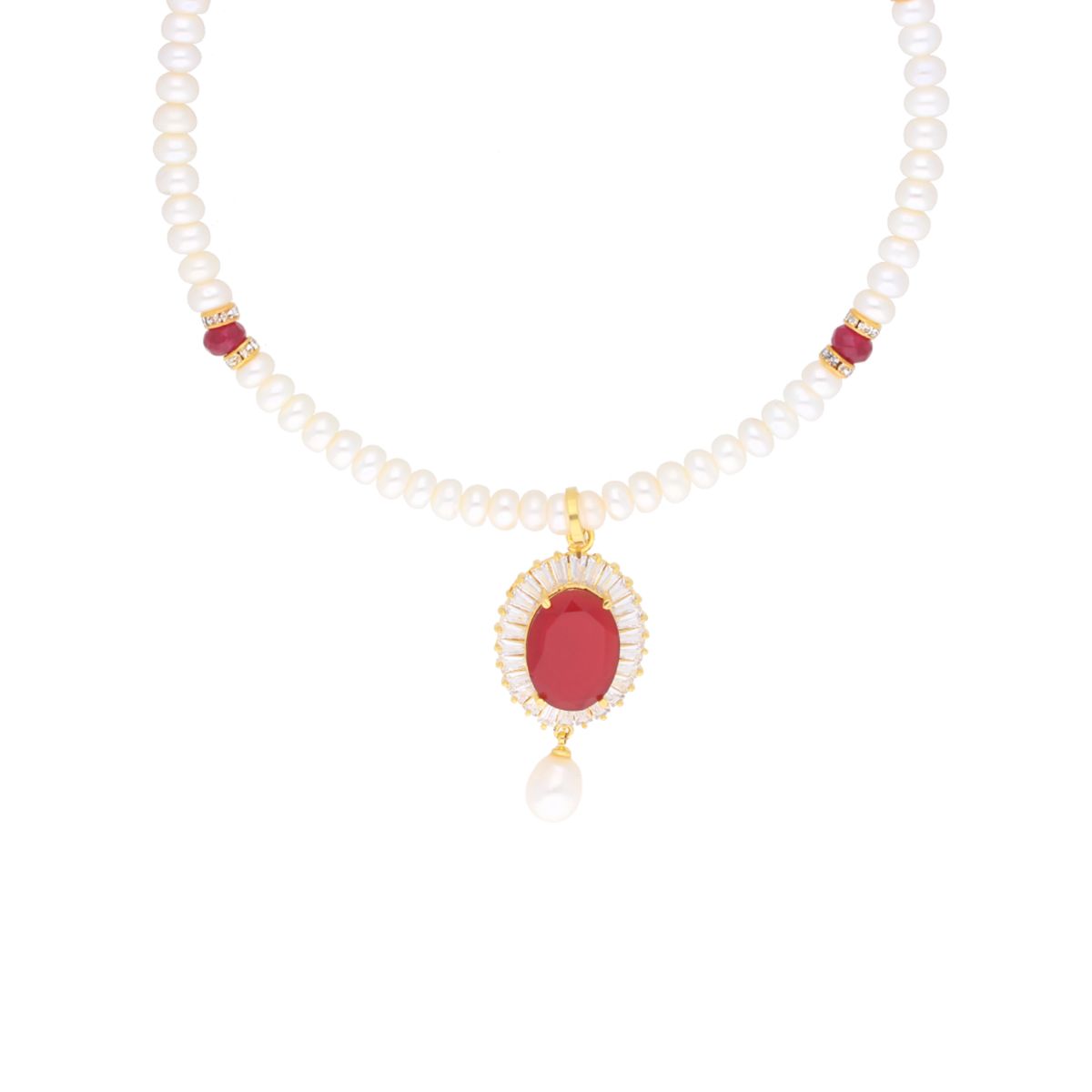 J Pearls Habi Pearl Set - Real Pearl Jewelry - Distacart