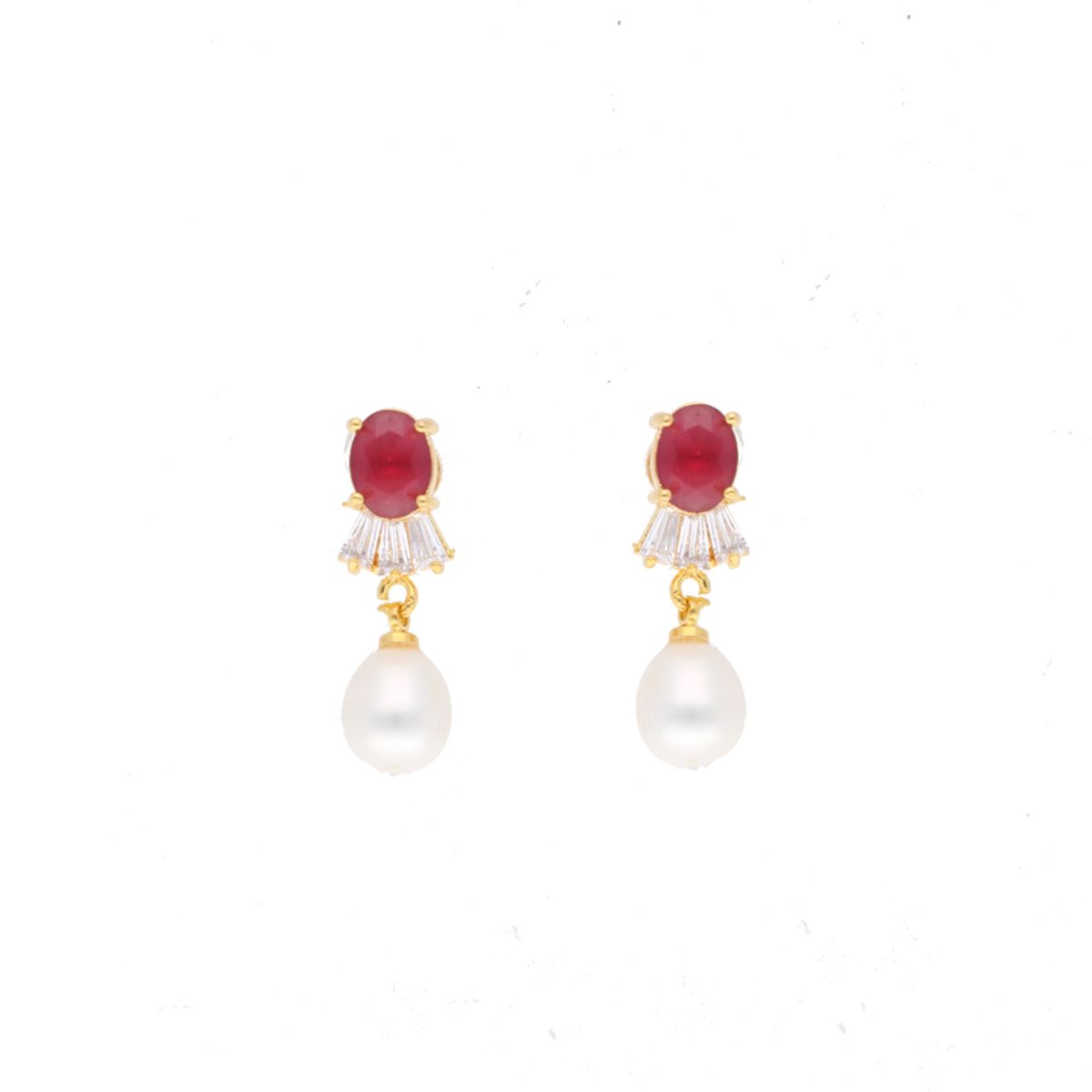 J Pearls Habi Pearl Set - Real Pearl Jewelry - Distacart
